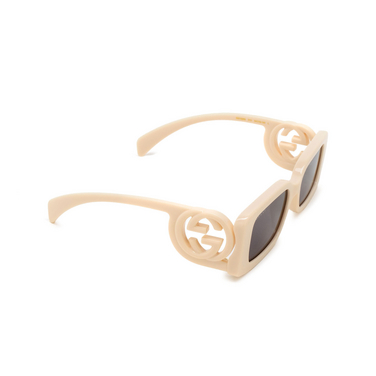 Gucci GG1325S Sonnenbrillen 013 ivory - Dreiviertelansicht