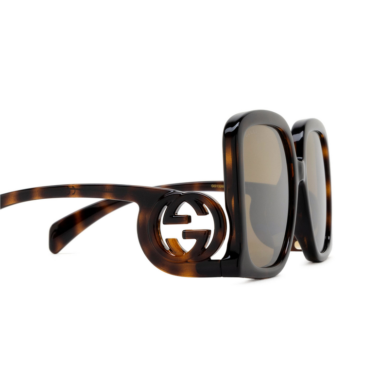 Gucci GG1326S Sonnenbrillen 007 havana - 3/4