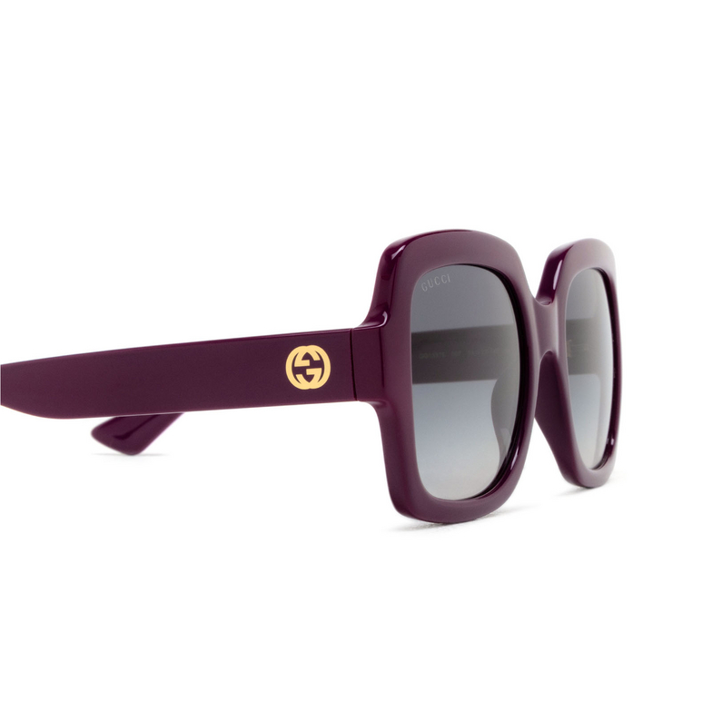 Gafas de sol Gucci GG1337S 007 burgundy - 3/4