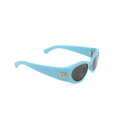Gafas de sol Gucci GG1401S 004 blue - Vista tres cuartos