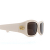 Lunettes de soleil Gucci GG1403SK 004 ivory - Vignette du produit 3/4