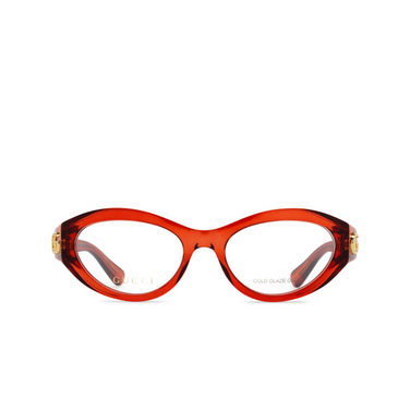 Lunettes de vue Gucci GG1405O 003 burgundy - Vue de face