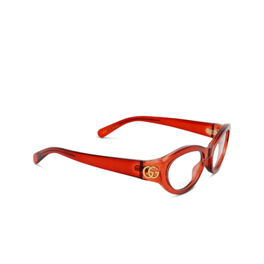 Lunettes de vue Gucci GG1405O 003 burgundy - Vue trois quarts