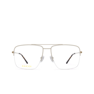 Gucci GG1415O Korrektionsbrillen 002 silver - Vorderansicht