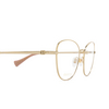 Gucci GG1418O Korrektionsbrillen 003 gold - Produkt-Miniaturansicht 3/4