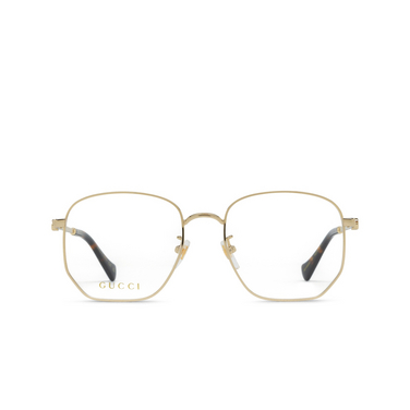 Lunettes de vue Gucci GG1420OK 001 gold - Vue de face