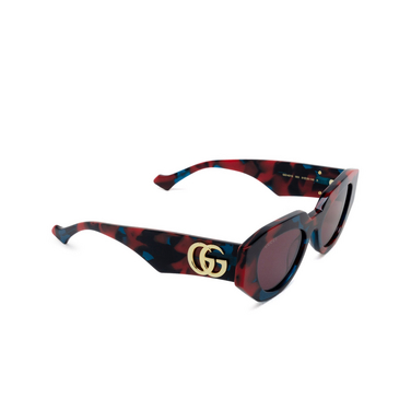 Gucci GG1421S Sunglasses 003 havana - three-quarters view