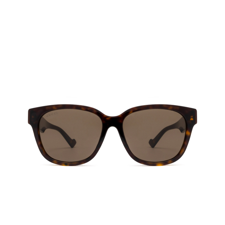 Lunettes de soleil Gucci GG1430SK 002 havana - 1/4