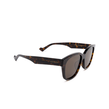 Gucci GG1430SK Sunglasses 002 havana - three-quarters view