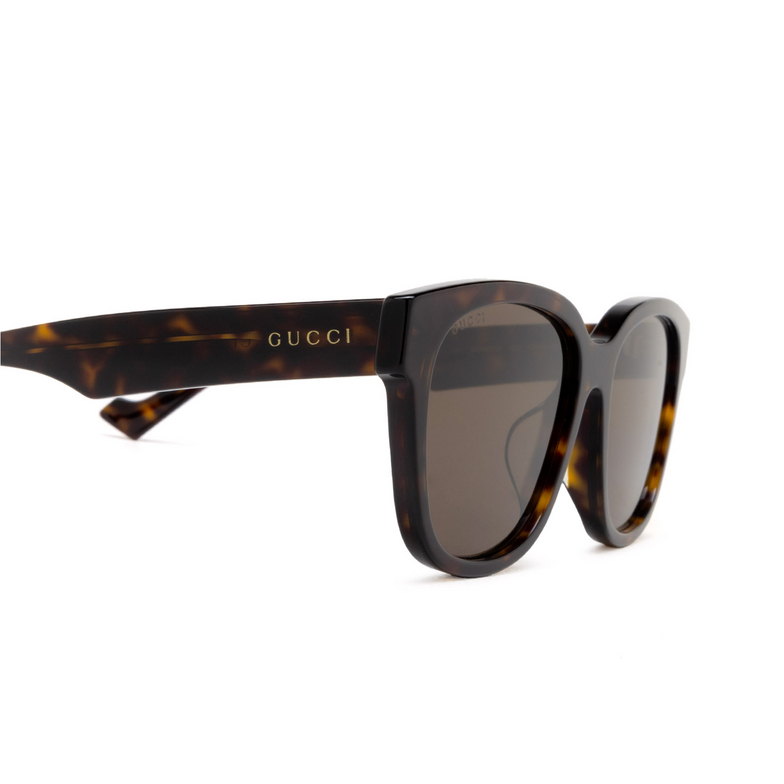 Gucci GG1430SK Sunglasses 002 havana - 3/4
