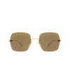 Lunettes de soleil Gucci GG1434S 002 gold - Vignette du produit 1/4