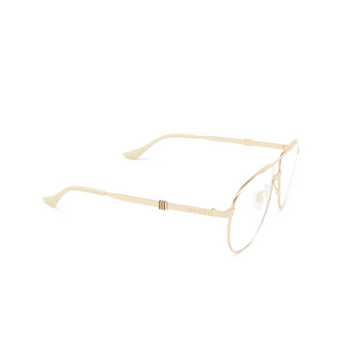 Gucci GG1440S Sonnenbrillen 005 gold - Dreiviertelansicht