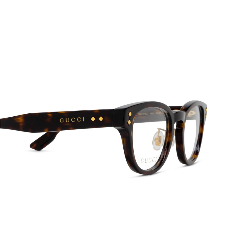 Gafas graduadas Gucci GG1470OJ 002 havana - 3/4