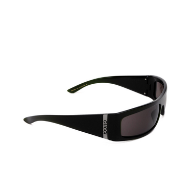 Gucci GG1492S Sunglasses 001 transparent green - three-quarters view