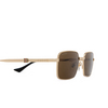 Gafas de sol Gucci GG1495S 002 gold - Miniatura del producto 3/4