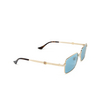 Occhiali da sole Gucci GG1495S 003 gold - anteprima prodotto 2/4