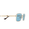 Lunettes de soleil Gucci GG1495S 003 gold - Vignette du produit 3/4