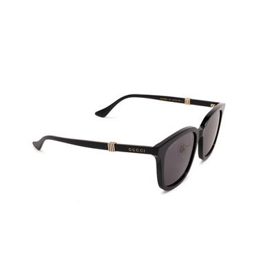 Gucci GG1498SK Sunglasses 001 black - three-quarters view