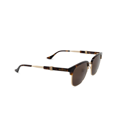 Gafas de sol Gucci GG1499SK 002 gold - Vista tres cuartos