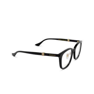 Gafas graduadas Gucci GG1500OK 001 black - Vista tres cuartos