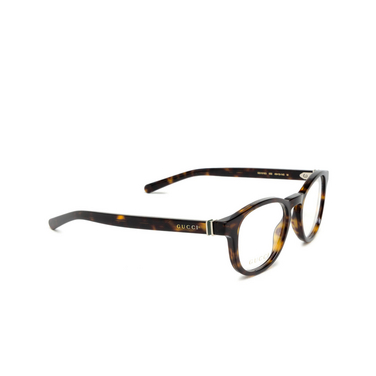 Gucci GG1510O Eyeglasses 002 havana - three-quarters view