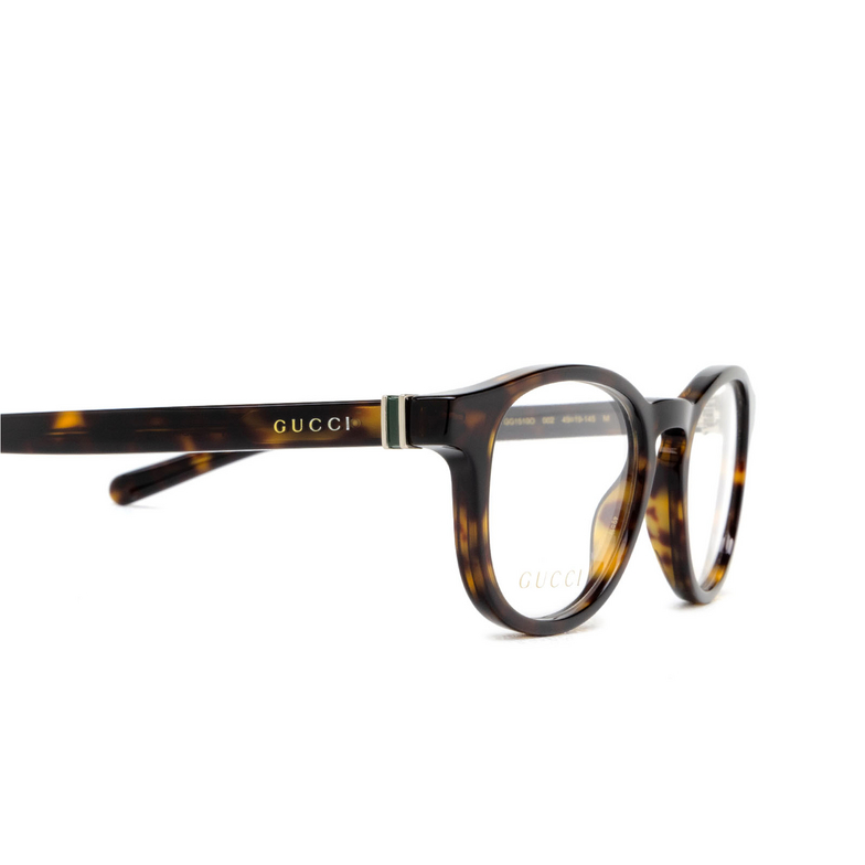 Gucci GG1510O Eyeglasses 002 havana - 3/4