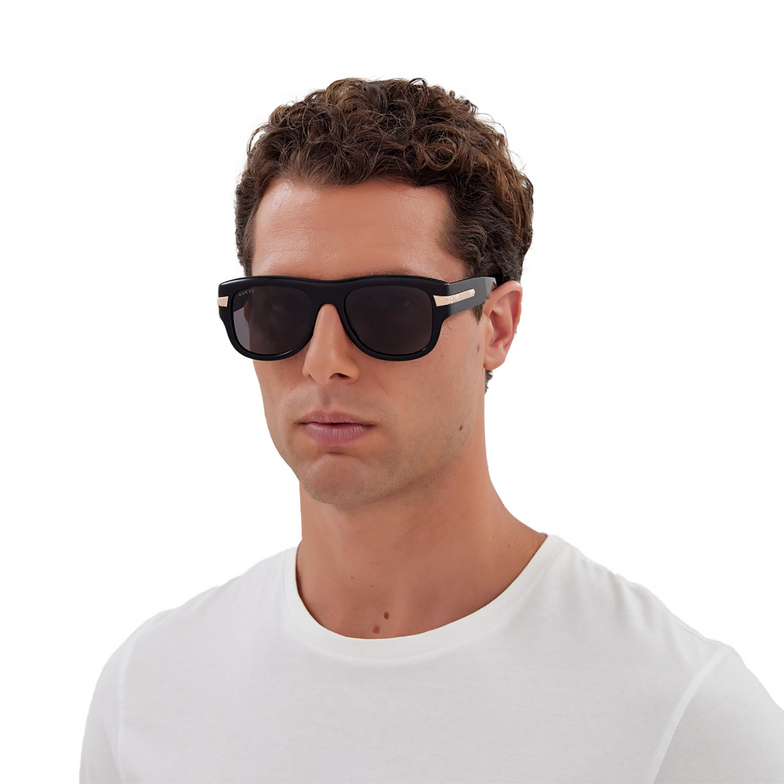 Gucci GG1517S Sunglasses 001 black - 5/5