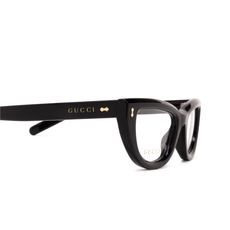 Gafas graduadas Gucci GG1521O 001 black - 3/4