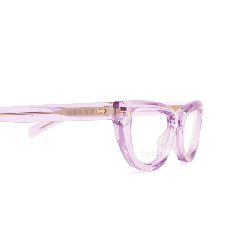 Gucci GG1521O Eyeglasses 004 violet - 3/4