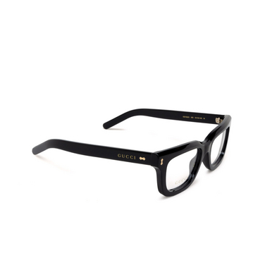 Gucci GG1522O Eyeglasses 005 black - three-quarters view