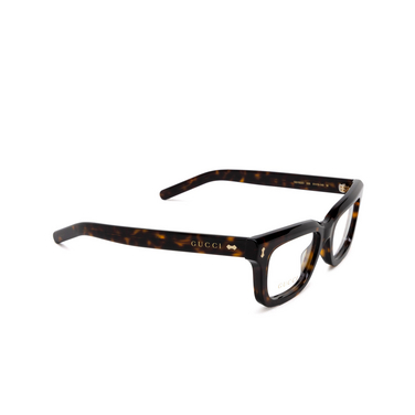 Gucci GG1522O Korrektionsbrillen 006 havana - Dreiviertelansicht