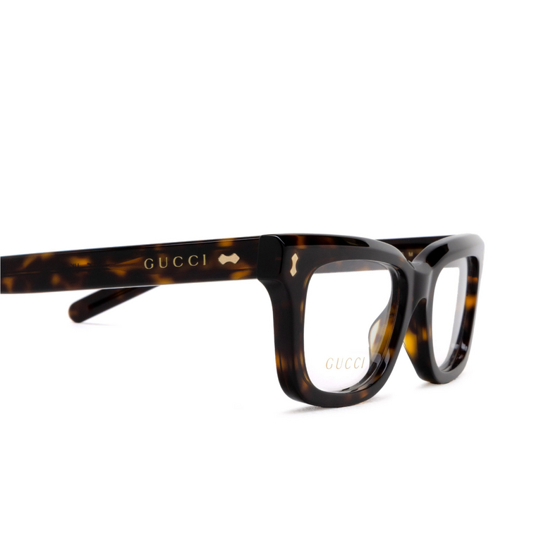 Gucci GG1522O Eyeglasses 006 havana - 3/4