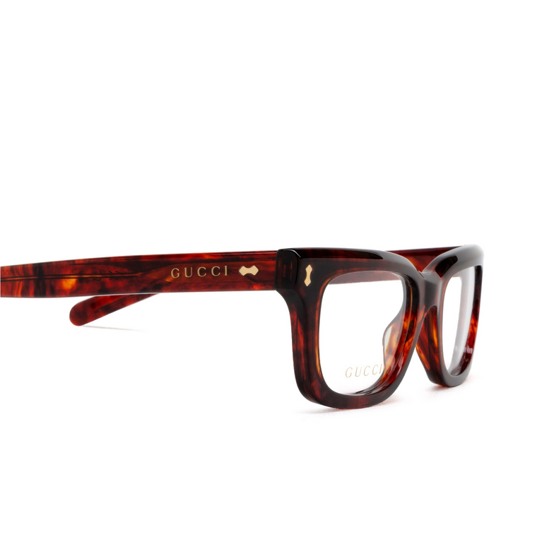 Gucci GG1522O Eyeglasses 007 havana - 3/4