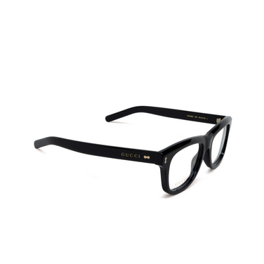 Gucci GG1526O Eyeglasses 005 black - three-quarters view