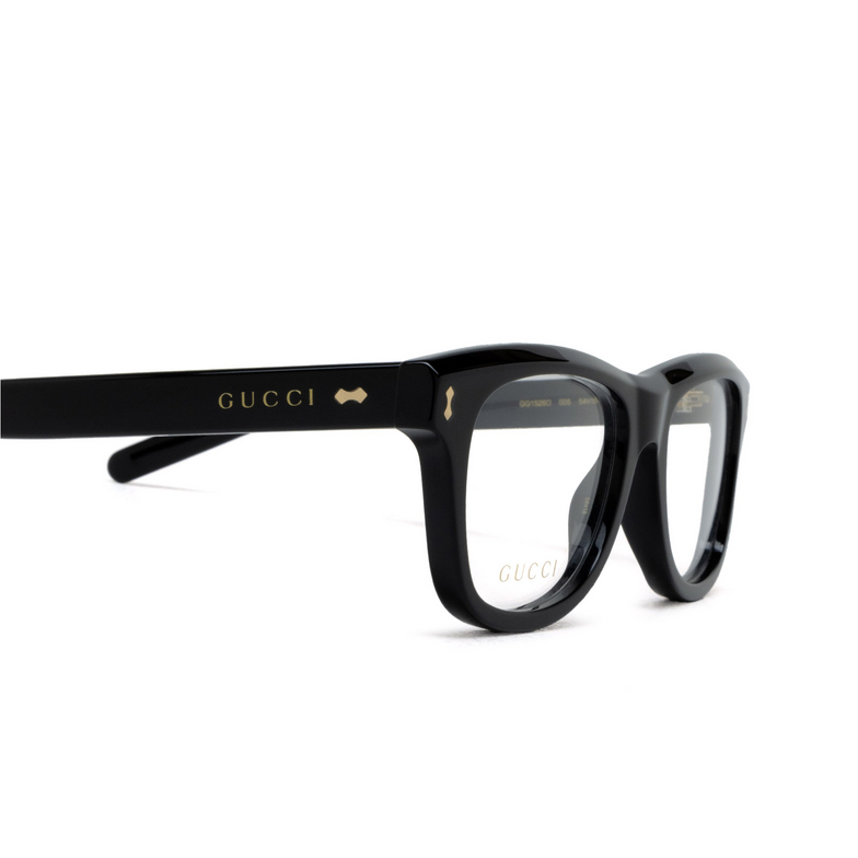 Gucci GG1526O Eyeglasses 005 black - 3/4