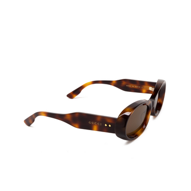 Gafas de sol Gucci GG1527S 002 havana - Vista tres cuartos