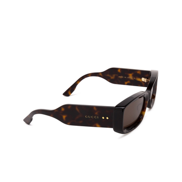 Gafas de sol Gucci GG1528S 002 havana - Vista tres cuartos