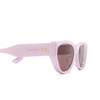 Lunettes de soleil Gucci GG1532SA 004 pink - Vignette du produit 3/4