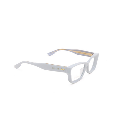 Gucci GG1533OA Korrektionsbrillen 003 grey - Dreiviertelansicht