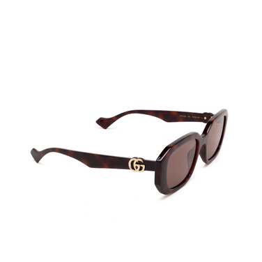 Gucci GG1535S Sunglasses 002 havana - three-quarters view