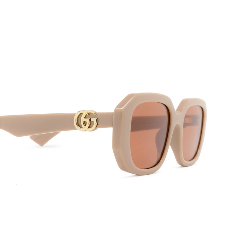 Occhiali da sole Gucci GG1535S 003 nude - 3/4