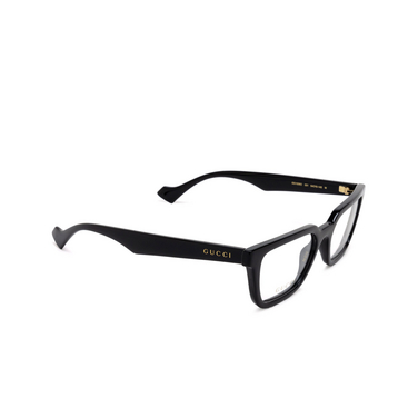 Gucci GG1539O Korrektionsbrillen 001 black - Dreiviertelansicht