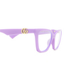 Lunettes de soleil Gucci GG1542S 002 violet - Vignette du produit 3/6