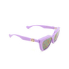 Occhiali da sole Gucci GG1542S 002 violet - anteprima prodotto 4/6