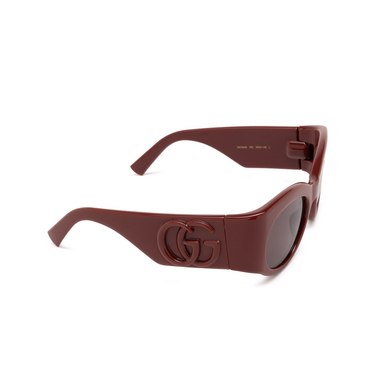Gafas de sol Gucci GG1544S 002 burgundy - Vista tres cuartos