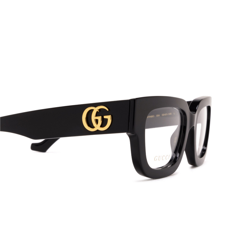 Gafas graduadas Gucci GG1548O 004 black - 3/4