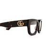 Gucci GG1548O Korrektionsbrillen 005 havana - Produkt-Miniaturansicht 3/4