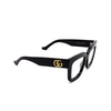 Gucci GG1549O Eyeglasses 001 black - product thumbnail 2/4