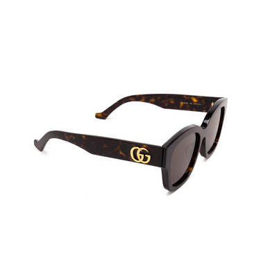 Gucci GG1550SK Sunglasses 002 havana - three-quarters view