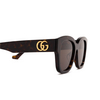Lunettes de soleil Gucci GG1550SK 002 havana - Vignette du produit 3/4